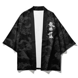 Mastery dragon kimono set top + bottoms