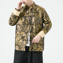 Load image into Gallery viewer, Vibrant dragon Tang Dynasty jacket