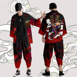 Monkey king kimono set top + bottoms