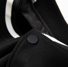 Load image into Gallery viewer, Ice dragon embroidery baseball jacket