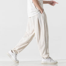 Load image into Gallery viewer, Classic solid linen pants