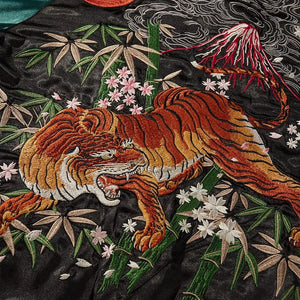 Ultra premium embroidery volcano tiger sukajan jacket