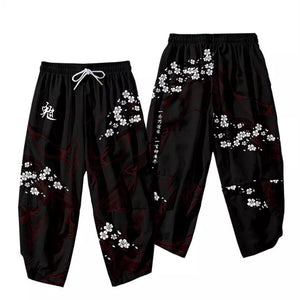 Geisha warrior kimono set top + bottoms