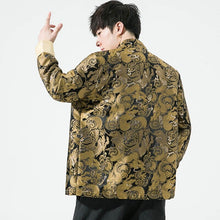 Load image into Gallery viewer, Vibrant dragon Tang Dynasty jacket