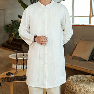 Wuxia heritage long jacket