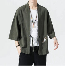 Load image into Gallery viewer, Shinobi design kimono shirt