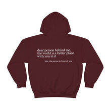 Load image into Gallery viewer, Dear message text hoodie