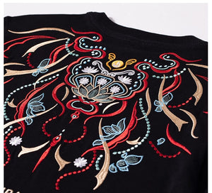 Premium embroidery miracle carp T-shirt