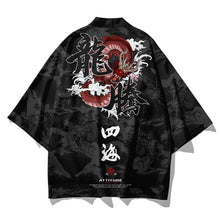 Load image into Gallery viewer, Mastery dragon kimono set top + bottoms