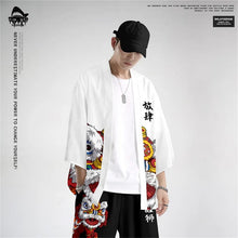 Load image into Gallery viewer, Chinese lion kimono set top + bottoms