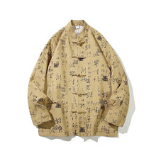 Load image into Gallery viewer, Tang Dynasty hyper text kanji jacket