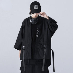 Tech wear kanji kimono