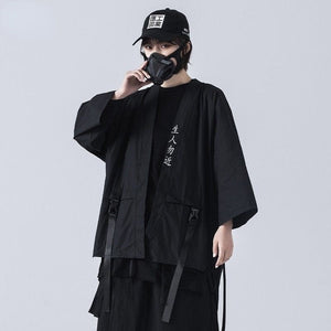 Tech wear kanji kimono