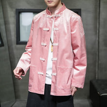 Load image into Gallery viewer, Vibrant solid Tang Dynasty jacket