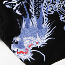 Load image into Gallery viewer, Ice dragon embroidery baseball jacket