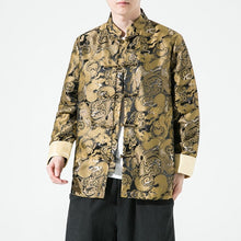 Load image into Gallery viewer, Vibrant dragon Tang Dynasty jacket