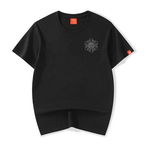 Premium embroidery ancient lion T-shirt