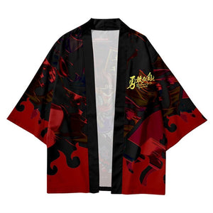 Monkey king kimono set top + bottoms