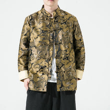Load image into Gallery viewer, Vibrant dragon Tang Dynasty jacket