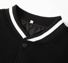 Load image into Gallery viewer, Ice dragon embroidery baseball jacket
