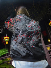 Load image into Gallery viewer, Hyper premium embroidery ghost dragon sukajan jacket