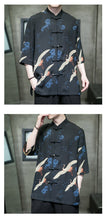 Load image into Gallery viewer, Vivid crane Tang shirt