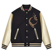 Load image into Gallery viewer, Ultra premium midnight beast embroidery sukajan baseball jacket
