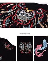 Load image into Gallery viewer, Premium embroidery miracle carp T-shirt