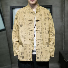 Load image into Gallery viewer, Tang Dynasty hyper text kanji jacket