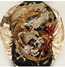 Load image into Gallery viewer, Hyper premium embroidery epic dragon sukajan souvenir jacket 2 sided reversible