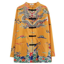 Load image into Gallery viewer, Tattoo vibrant Tang dragon jacket