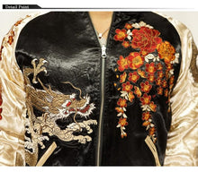 Load image into Gallery viewer, Hyper premium embroidery epic dragon sukajan souvenir jacket 2 sided reversible