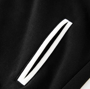 Ice dragon embroidery baseball jacket
