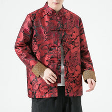 Load image into Gallery viewer, Vibrant dragon Tang Dynasty jacket