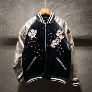 Hyper premium embroidery mystical bird sukajan souvenir jacket