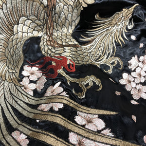Hyper premium embroidery mystical bird sukajan souvenir jacket