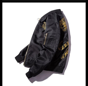 Tiger roar bomber jacket