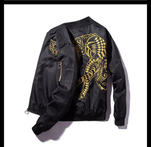 Tiger roar bomber jacket