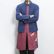 Load image into Gallery viewer, Double layer crane long jacket