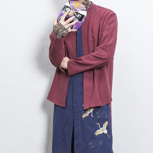 Load image into Gallery viewer, Double layer crane long jacket
