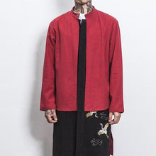 Load image into Gallery viewer, Double layer crane long jacket