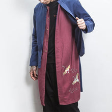 Load image into Gallery viewer, Double layer crane long jacket