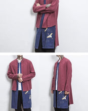 Load image into Gallery viewer, Double layer crane long jacket