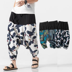 Eastern artistic harem pants