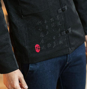 Kanji script Tang jacket