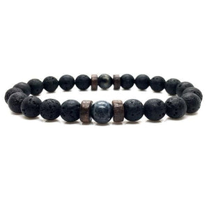 Lava Tibetan stone bracelet