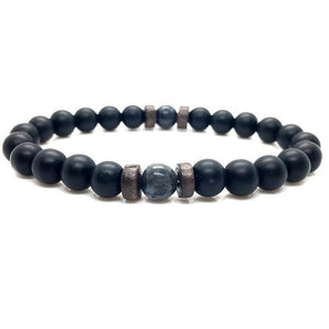 Lava Tibetan stone bracelet