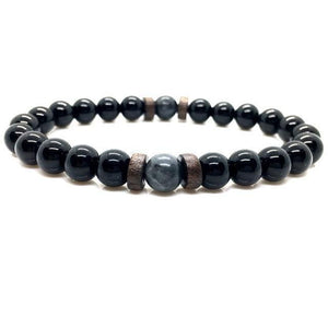 Lava Tibetan stone bracelet