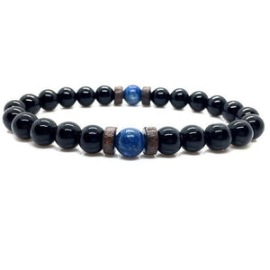 Lava Tibetan stone bracelet