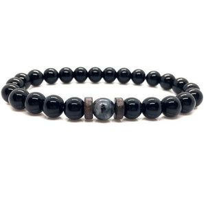 Lava Tibetan stone bracelet